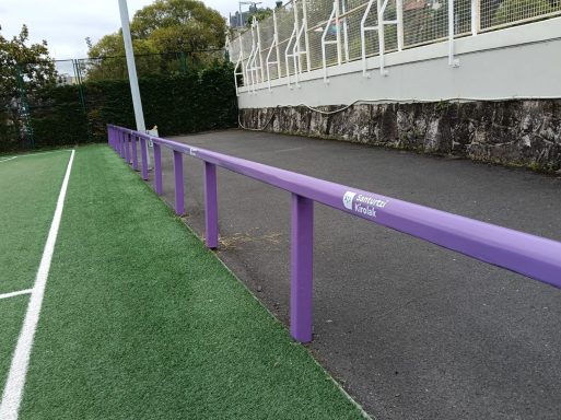 PROTECTORES CAMPOS DE FUTBOL. PROTECCIÓN CAMPOS. PROTECCIÓN PARA VALLA DE TUBO